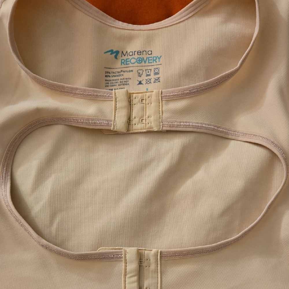 Marena Recovery Beige Compression Garment For Arms Size Large